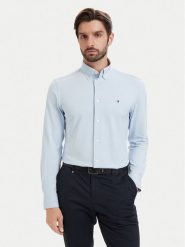 Tommy Hilfiger Koszula MW0MW43433 Niebieski jasny Regular Fit. Niebieskie koszule Tommy Hilfiger, l, bez wzorów, z syntetyku, bez kołnierzyka, bez ramiączek. Za 409.99 zł.