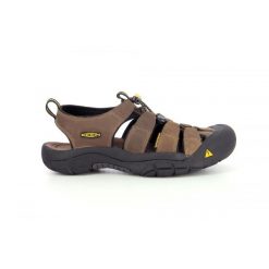 Buty trekkingowe męskie Keen Newport Bison. Brązowe buty trekkingowe Keen, bez wzorów, z materiału, bez zapięcia, trekkingowe. Za 532.00 zł.