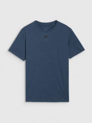 4F Koszulka sportowa w kolorze granatowym rozmiar: 3XL. Niebieskie t-shirty sportowe 4F, bez wzorów, z materiału, bez ramiączek, outdoorowe. Za 80.14 zł.