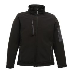 Męska 3warstwowa Kurtka Soft Shell Arcola. Czarne kurtki Regatta, m, bez wzorów, bez kaptura. Za 347.99 zł.