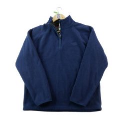 Second life - Bluza polarowa męska z wysokim kołnierzem - Stan bardzo dobry. Niebieskie bluzy bez kaptura The North Face, m, bez wzorów, z materiału, bez kaptura. Za 143.46 zł.