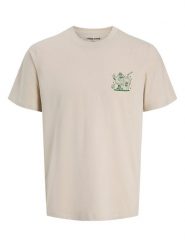 Jack & Jones Koszulka "Jjbrewy" w kolorze szarobrązowym rozmiar: XL. Brązowe bezrękawniki Jack & Jones, xl, bez wzorów, z bawełny, bez kołnierzyka, bez ramiączek. Za 55.95 zł.