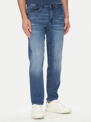 BOSS Jeansy Troy Bo 50544652 Niebieski Straight Fit. Niebieskie jeansy Boss, m. Za 599.99 zł.