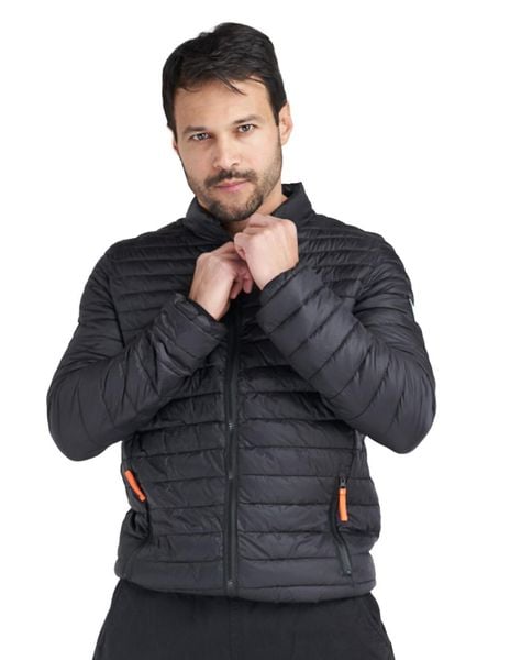 Podstawowa męska kurtka zapinana na zamek. Niebieskie kurtki LEONE 1947 APPAREL, l, z aplikacjami, z poliesteru, bez kaptura. Za 126.26 zł.