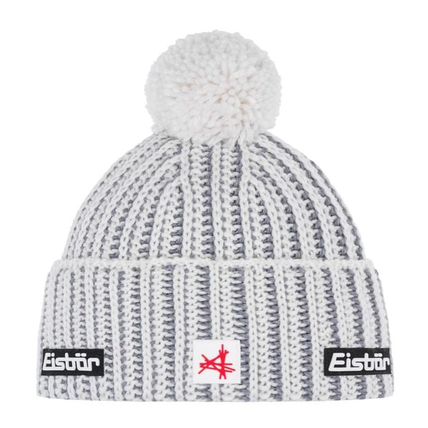 Czapka Eisbar Ronda Pompon MÜ SA. Białe czapki zimowe Eisbar, bez wzorów, z wełny. Za 269.90 zł.