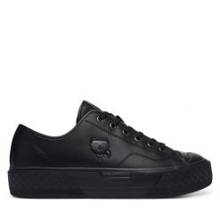 Trampki KARL LAGERFELD. Czarne trampki KARL LAGERFELD, m, bez wzorów, bez zapięcia. Za 794.99 zł.