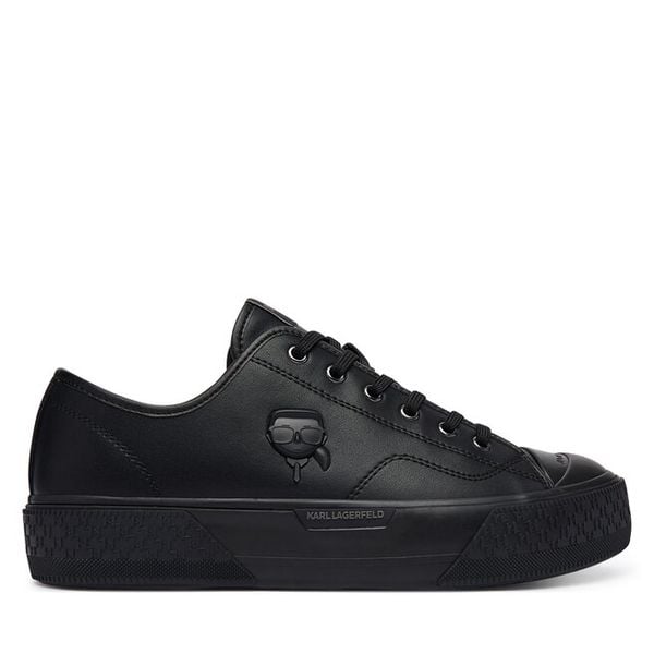 Trampki KARL LAGERFELD. Czarne trampki KARL LAGERFELD, m, bez wzorów, bez zapięcia. Za 794.99 zł.