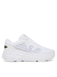 EA7 Emporio Armani Sneakersy X8X239 XK432 M0196 Biały. Białe buty sportowe casual EA7 Emporio Armani, bez wzorów, z materiału, bez zapięcia. Za 739.99 zł.