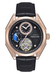 Heritor Zegarek automatyczny "Antoni" w kolorze złoto-czarnym rozmiar: onesize. Czarne, analogowe zegarki Heritor, ze stali. Za 630.99 zł.