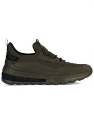 Geox Sneakersy "Spherica Actif" w kolorze khaki rozmiar: 42. Brązowe buty sportowe casual Geox, bez wzorów, z materiału. Za 282.80 zł.
