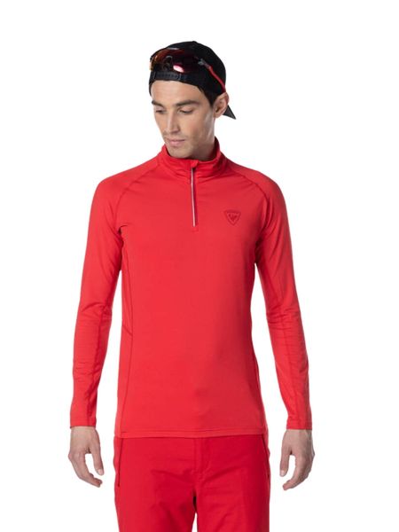Koszulka termoaktywna Rossignol Classique 1/2 Zip czerwona. Czerwone bielizna termoaktywna Rossignol, m, bez wzorów, z dzianiny, bez ramiączek, narciarskie. Za 441.90 zł.