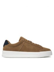 Tommy Hilfiger Sneakersy Th Court Summer Suede FM0FM05517 Brązowy. Brązowe buty sportowe casual Tommy Hilfiger, bez wzorów, ze skóry, bez zapięcia. Za 489.99 zł.