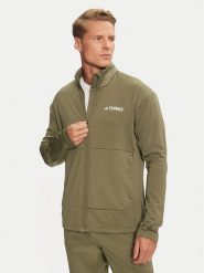 Adidas Bluza techniczna Terrex Multi Light IQ3742 Zielony Slim Fit. Zielone bluzy bez kaptura Adidas, m, bez wzorów, z syntetyku, bez kaptura. Za 239.99 zł.