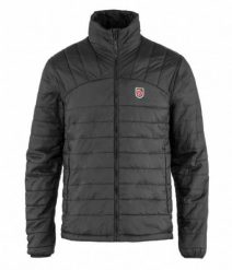 Kurtka turystyczna męska Fjallraven Expedition. Czarne kurtki Fjällräven, m, bez wzorów, z materiału, bez kaptura. Za 978.30 zł.