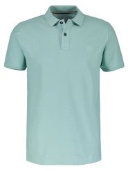 Lerros Koszulka polo w kolorze turkusowym rozmiar: S. Niebieskie koszulki polo Lerros, s, bez wzorów, z bawełny, bez kołnierzyka, bez ramiączek. Za 66.31 zł.