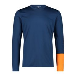Longsleeve trekkingowy męski CMP 34N7757. Niebieskie bielizna termoaktywna CMP, m, bez wzorów, bez ramiączek. Za 119.99 zł.