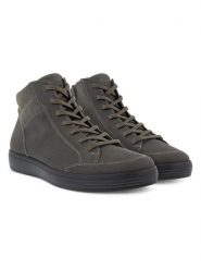 Ecco Skórzane sneakersy w kolorze szarym rozmiar: 42. Szare buty sportowe casual ecco, bez wzorów, ze skóry, bez zapięcia. Za 294.74 zł.