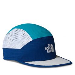Czapka z daszkiem The North Face. Niebieskie czapki z daszkiem The North Face, bez wzorów. Za 109.99 zł.