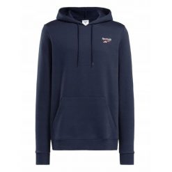 Bluza dresowa męska REEBOK z kapturem bawełniana. Niebieskie bluzy z kapturem Reebok, m, bez wzorów, z bawełny, z kapturem. Za 229.00 zł.