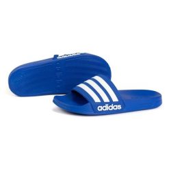 Klapki adidas adilette Shower GW1048 niebieskie. Niebieskie klapki z gumy. Za 199.57 zł.