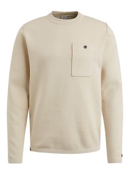 CAST IRON Bluza w kolorze beżowym rozmiar: XXL. Brązowe bluzy CAST IRON, xxl, bez wzorów, z bawełny, bez kaptura. Za 202.98 zł.