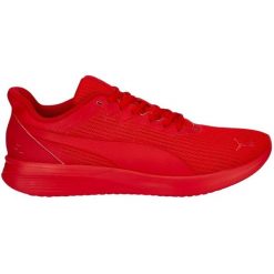 Buty do biegania męskie Puma Transport. Czerwone buty do biegania Puma, bez wzorów, z gumy, bez zapięcia, do biegania. Za 159.00 zł.
