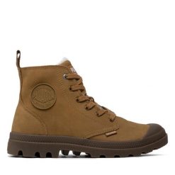 Trapery Palladium. Brązowe trapery Palladium, bez zapięcia. Za 639.99 zł.