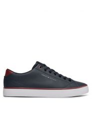 Tommy Hilfiger Sneakersy Th Hi Vulc Core Low Leather FM0FM05041 Granatowy. Niebieskie buty sportowe casual Tommy Hilfiger, bez wzorów, ze skóry, bez zapięcia. Za 329.99 zł.