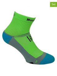 Norfolk Skarpety trekkingowe (2 pary) "Vincenzo" w kolorze zielonym rozmiar: 43-46. Zielone skarpety Norfolk, bez wzorów, z materiału. Za 52.99 zł.