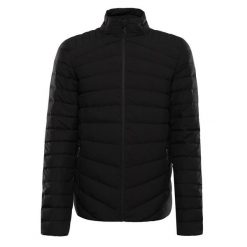 Kurtka męska puchowa Alpine Pro Reter. Czarne kurtki Alpine Pro, m, bez wzorów, z puchu, bez kaptura. W wyprzedaży za 549.00 zł.