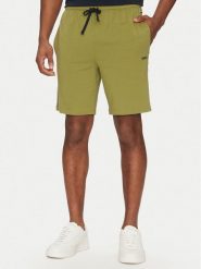 BOSS Szorty sportowe Mix&Match 50515314 Zielony Regular Fit. Zielone krótkie spodenki sportowe Boss, m, bez wzorów, z bawełny. Za 199.99 zł.