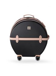 Semi Line Walizka średnia T5671-3 Czarny. Czarne walizki Semi-line, bez wzorów, z tworzywa sztucznego, średnie. Za 229.99 zł.