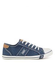 Mustang Trampki 4058-310 Niebieski. Niebieskie trampki Mustang, m, bez wzorów, bez zapięcia. Za 229.99 zł.