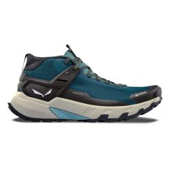 Buty trekkingowe Salewa Pedroc 2 Mid Ptx. Brązowe buty turystyczne Salewa, bez wzorów, z syntetyku, bez zapięcia, do biegania. Za 633.00 zł.