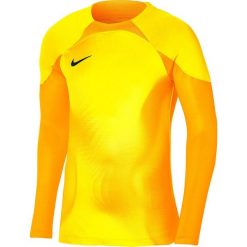 Koszulka sportowa męska Nike Dfav Gardien IV GK. Żółte t-shirty sportowe Nike, bez wzorów, bez ramiączek, do piłki nożnej. Za 298.25 zł.