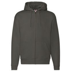Kurtka Z Kapturem Premium Dla Dorosłych Unisex. Brązowe kurtki Fruit of the Loom, m, bez wzorów, z kapturem. Za 167.99 zł.