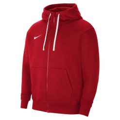 Bluza sportowa męska Nike Team Club 19. Czerwone bluzy z kapturem Nike, l, bez wzorów, z bawełny, z kapturem. Za 229.99 zł.