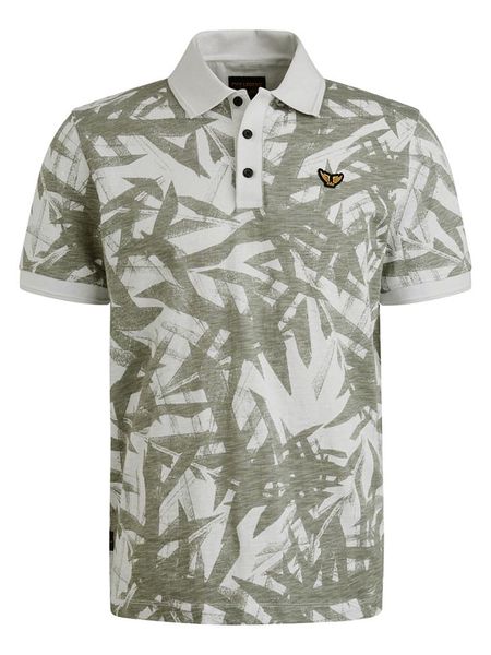 PME Legend Koszulka polo w kolorze kremowo-oliwkowym rozmiar: 3XL. Brązowe koszulki polo PME Legend, xl, bez wzorów, z bawełny, bez kołnierzyka, bez ramiączek. Za 179.95 zł.