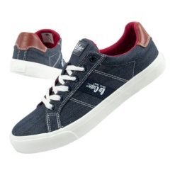 Buty Lee Cooper LCW-25-02-3253M trampki męskie niebieskie. Niebieskie trampki m, bez wzorów, bez zapięcia. W wyprzedaży za 264.92 zł.