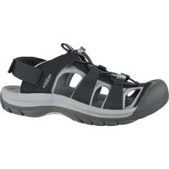 Buty trekkingowe męskie Keen Rapids H2. Czarne buty trekkingowe Keen, bez wzorów, z materiału, bez zapięcia, trekkingowe. Za 399.99 zł.