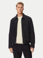 BOSS Kurtka skórzana H-Malbano7 50563869 Granatowy Regular Fit. Niebieskie kurtki Boss, m, bez wzorów, ze skóry, bez kaptura. Za 2,199.00 zł.