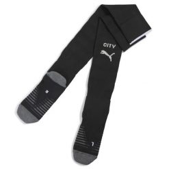 Męskie skarpety Manchester City 25/26 z grafiką PUMA. Białe skarpety Puma, bez wzorów. W wyprzedaży za 89.00 zł.