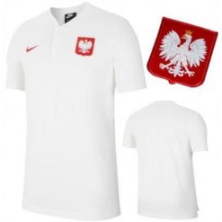 Koszulka Polski Nike Polo Slam Koszulka Kibica Polska. Białe koszulki polo Nike, s, bez wzorów, bez kołnierzyka, bez ramiączek. Za 166.50 zł.