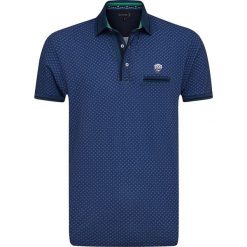 Koszulka polo "Appendix" w kolorze niebieskim. Niebieskie koszulki polo sportowe marki Sir Raymond Taylor, bez wzorów, z bawełny, bez kołnierzyka, bez ramiączek. W wyprzedaży za 128.95 zł.