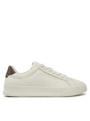 Tommy Hilfiger Sneakersy Th Court Best Tumbled Lth FM0FM05324 Beżowy. Brązowe buty sportowe casual Tommy Hilfiger, bez wzorów, ze skóry, bez zapięcia. Za 399.99 zł.