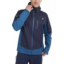 Męska kurtka turystyczna Fundango Piorini Waterproof. Niebieskie kurtki narciarskie i snowboardowe Fundango, m, bez wzorów, narciarskie. Za 589.90 zł.