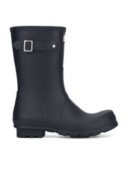 Hunter Kalosze MFS9000RMA Granatowy. Niebieskie śniegowce Hunter, z kauczuku, bez zapięcia. Za 399.99 zł.