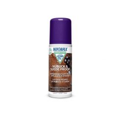 Impregnat do butów z nubuku i zamszu Nikwax 125ml gąbka. Buty trekkingowe Nikwax, bez wzorów, z nubiku, bez zapięcia. Za 21.99 zł.