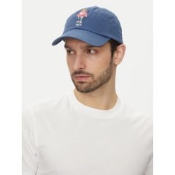 Czapka z daszkiem Polo Ralph Lauren. Niebieskie czapki z daszkiem Polo Ralph Lauren, bez wzorów. Za 259.99 zł.