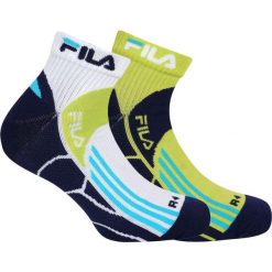 Fila 2-pack skarpet Quarter Running 35-38. Niebieskie skarpety Fila, bez wzorów. Za 134.99 zł.